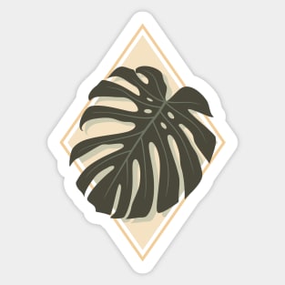 Tropical Plant. Monstera Sticker